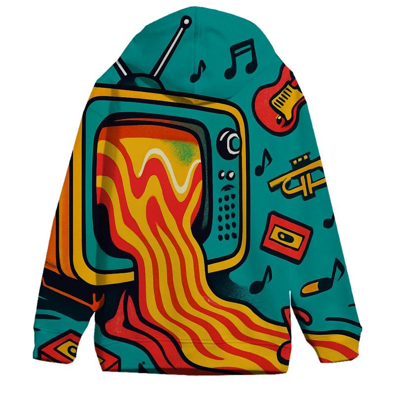 Retro TV Music Portal pullover hoodies