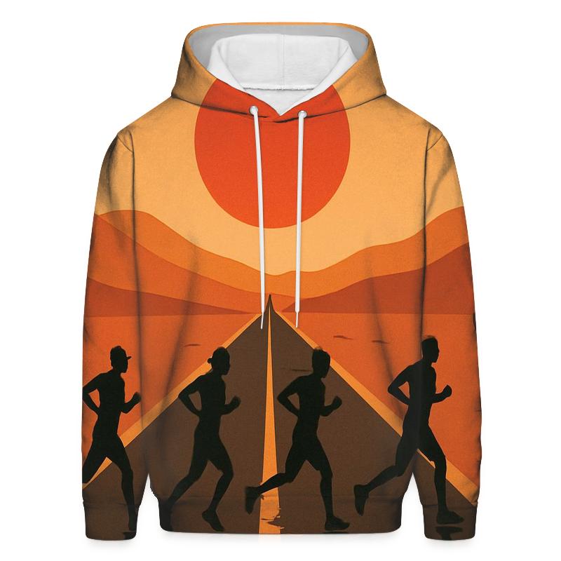 Desert Marathon Heatwave hoodie designs