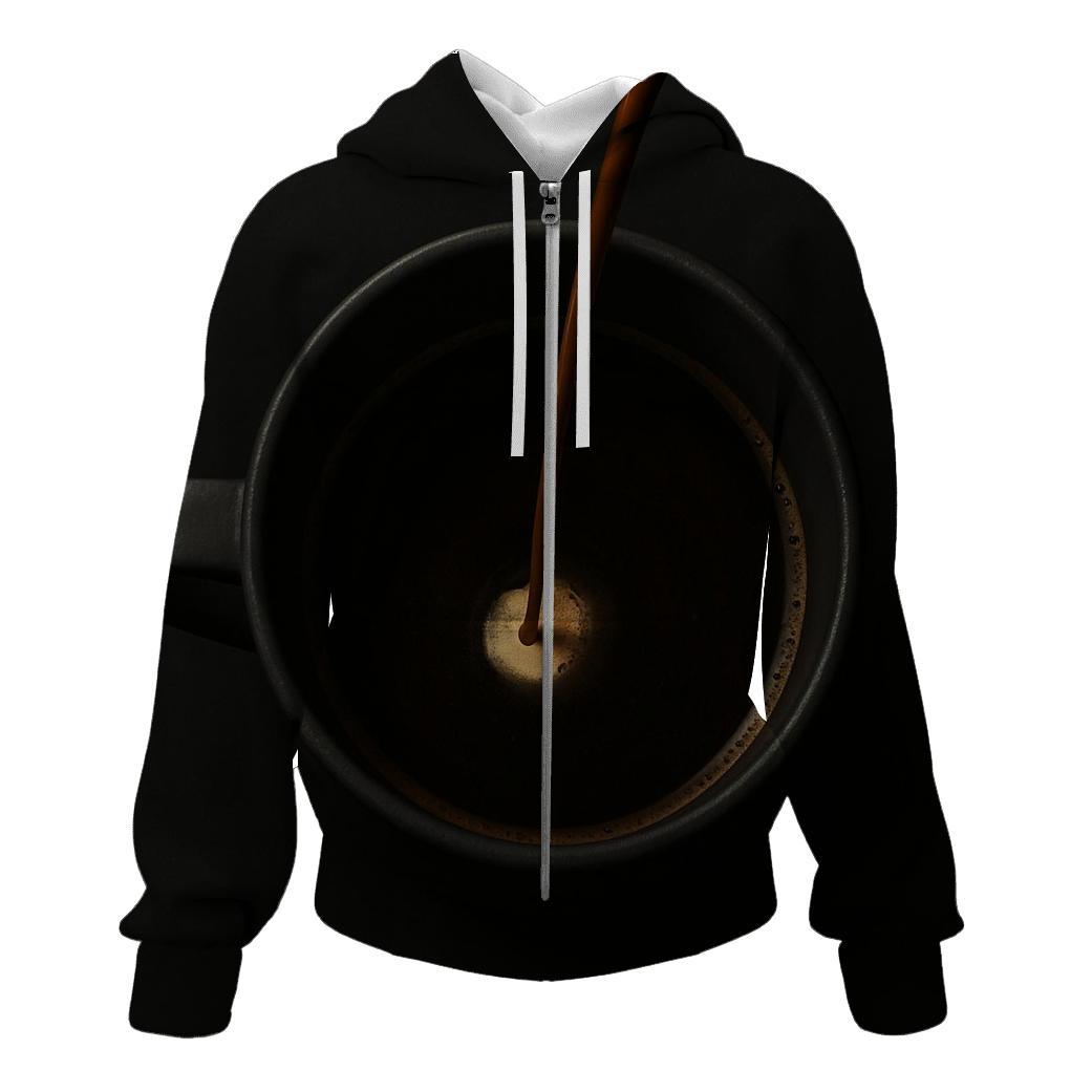Midnight Pour Arc embroidered hoodies