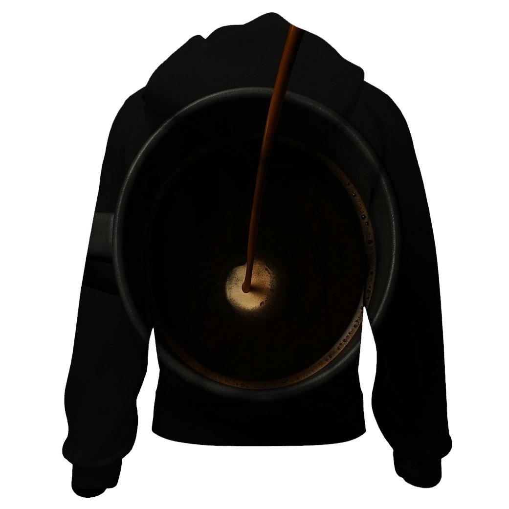 Midnight Pour Arc embroidered hoodies