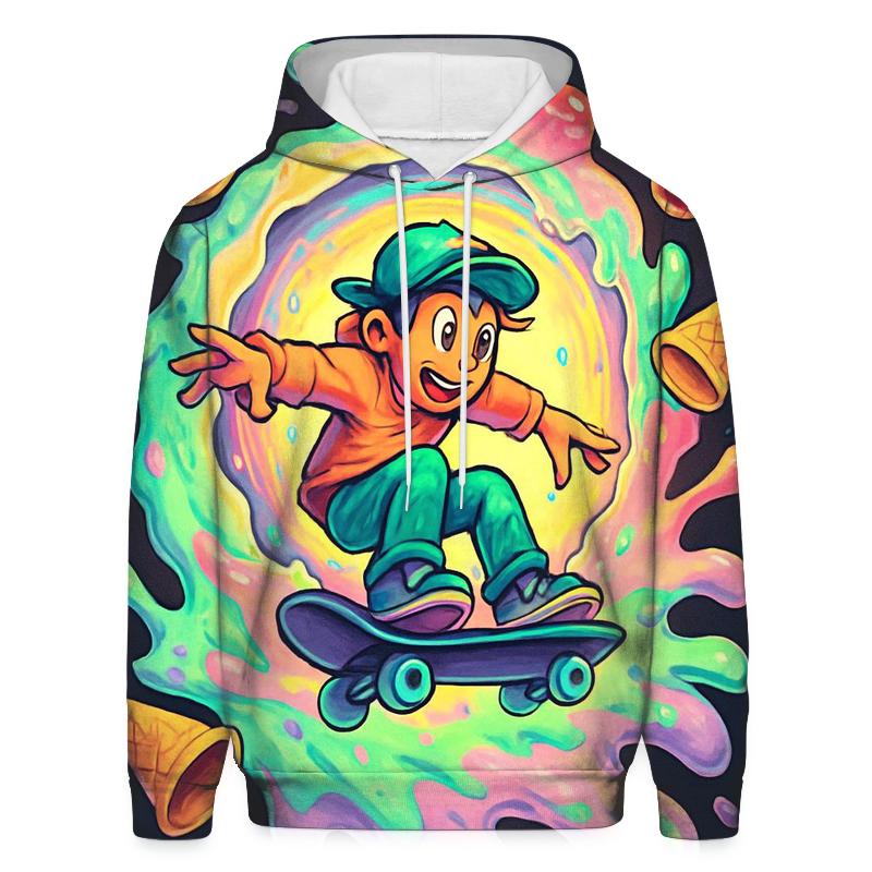 Ice Cream Dimension Portal heavyweight hoodies