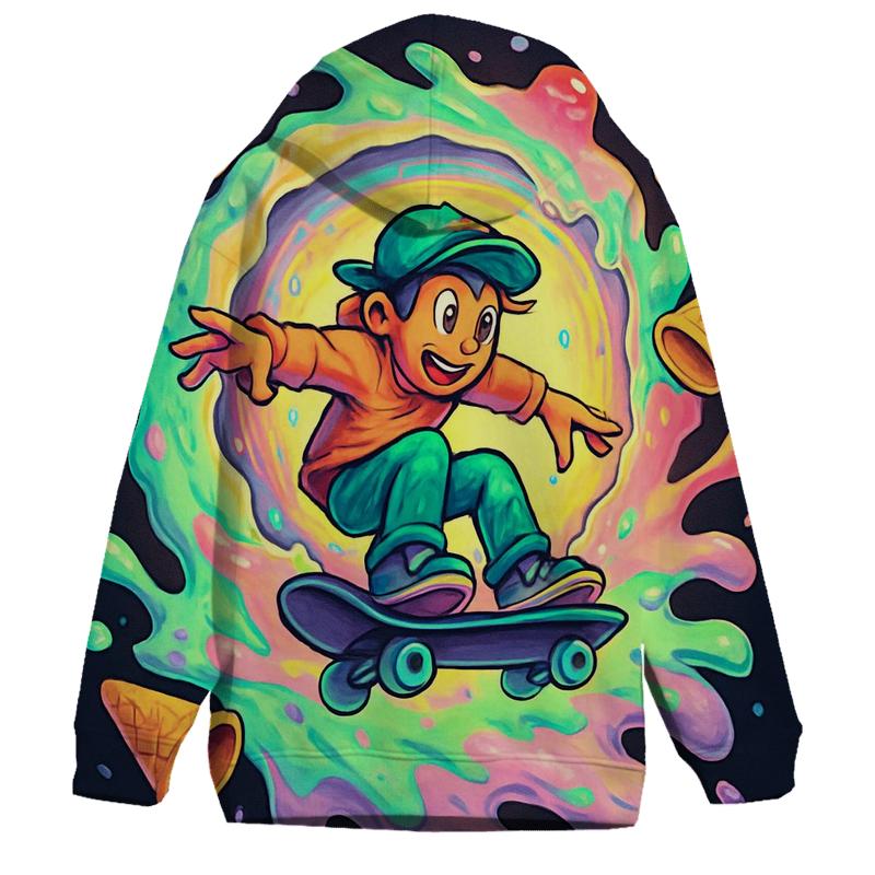 Ice Cream Dimension Portal heavyweight hoodies