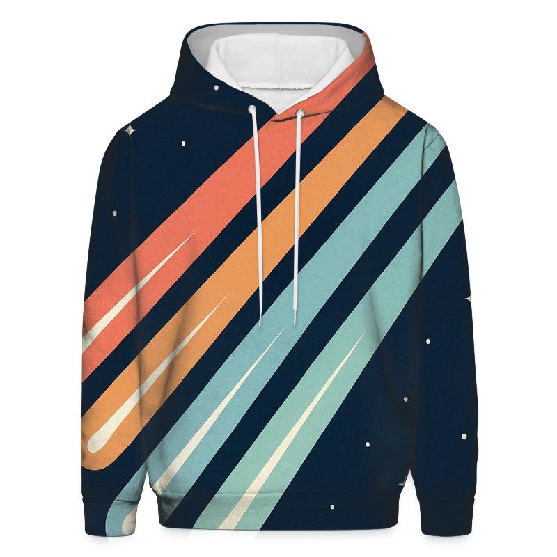 Comet Trail Fan Array graphic hoodies