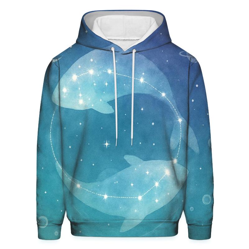 Pisces Dream Current Constellation heavyweight hoodies
