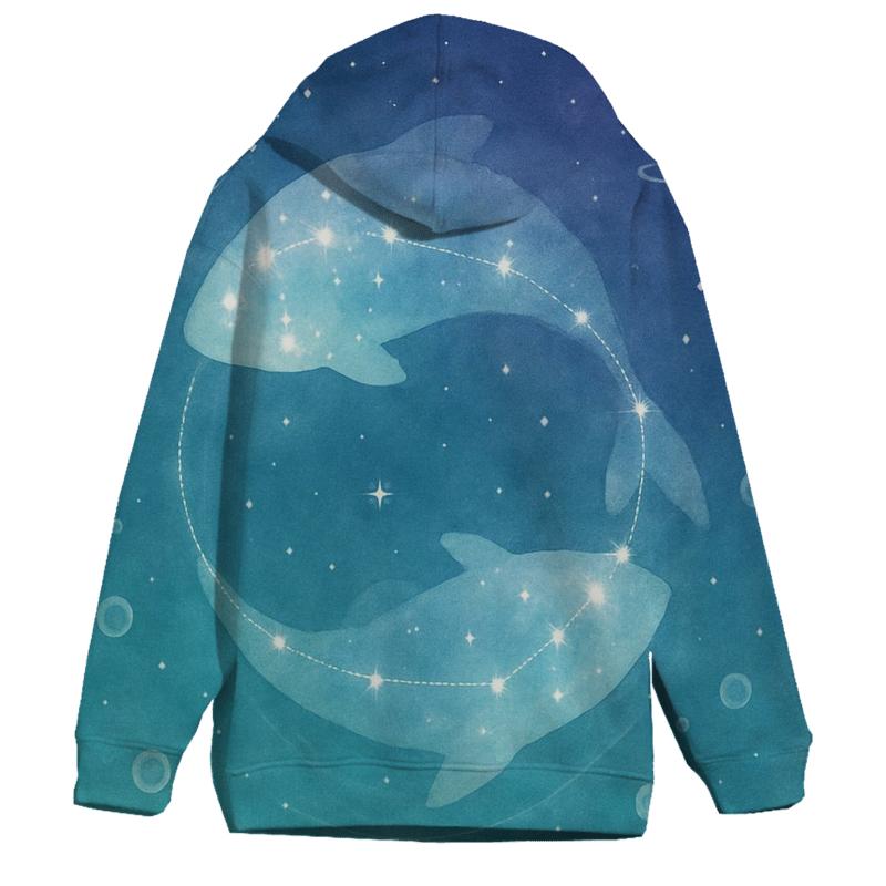 Pisces Dream Current Constellation heavyweight hoodies