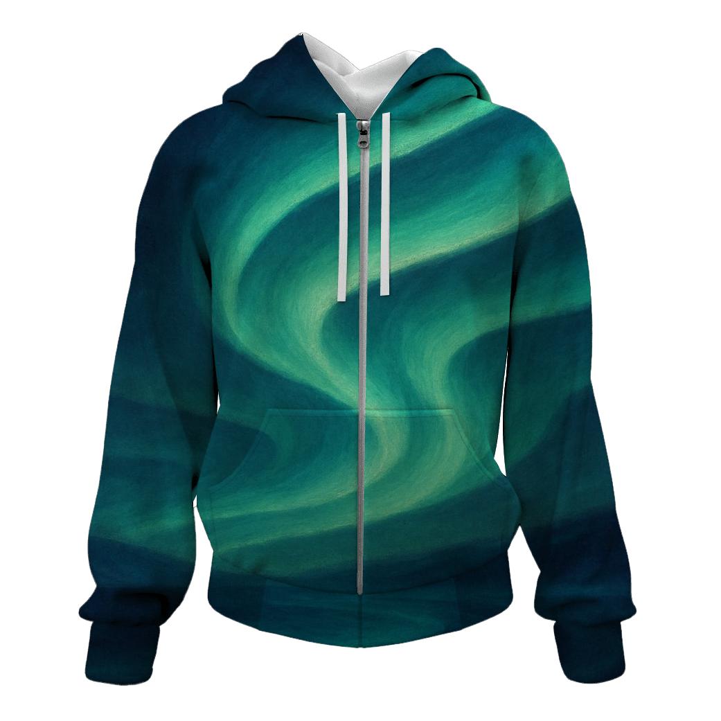 Aurora Tidal Sweep designer hoodies