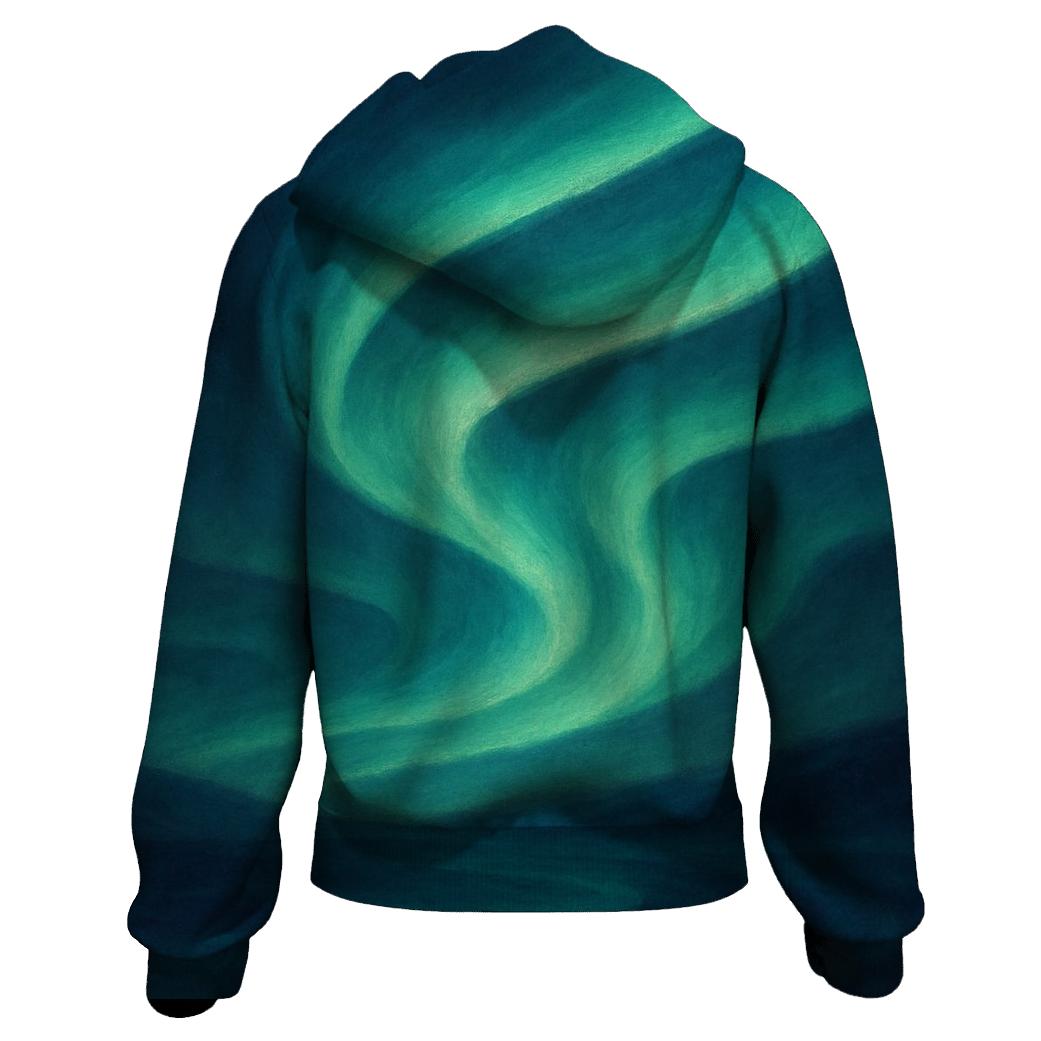 Aurora Tidal Sweep designer hoodies