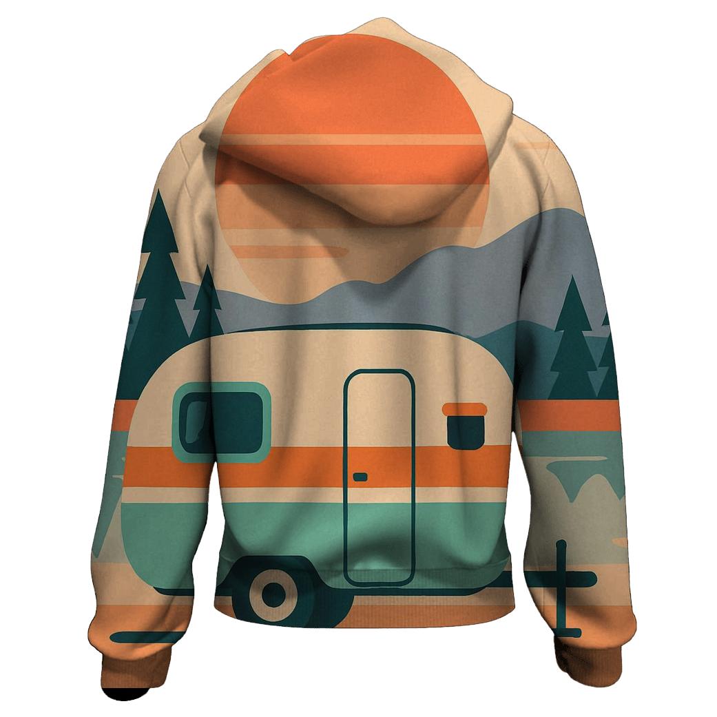 Retro Caravan Holiday hoodie designs
