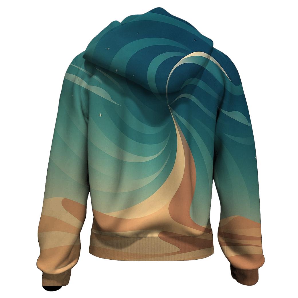 Gravity Wave Desert Mirage zip-up hoodies