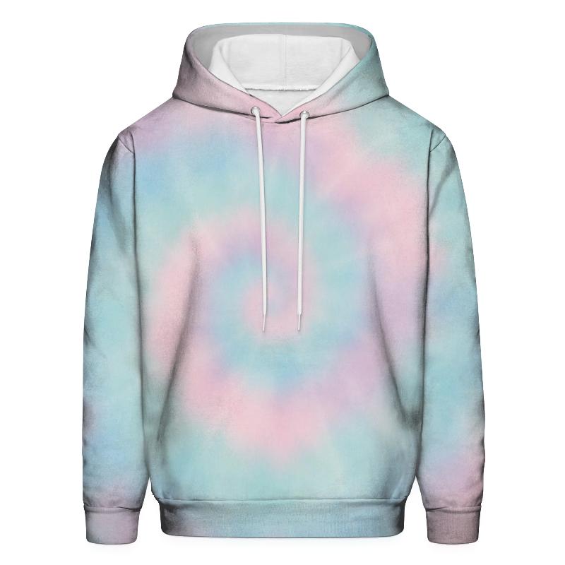 Pastel Rainbow Overdye Cloudwash lightweight hoodies
