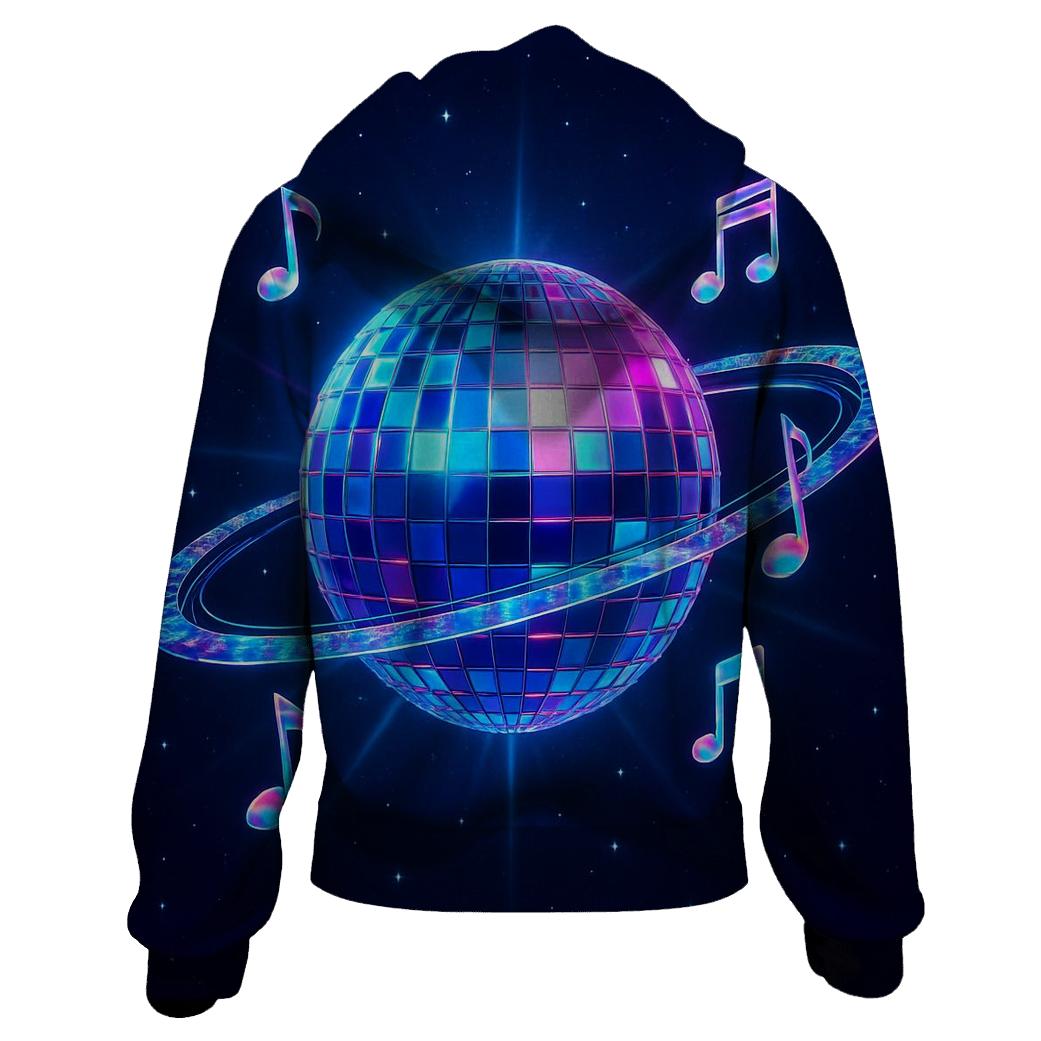 Holographic Disco Orbit lightweight hoodies
