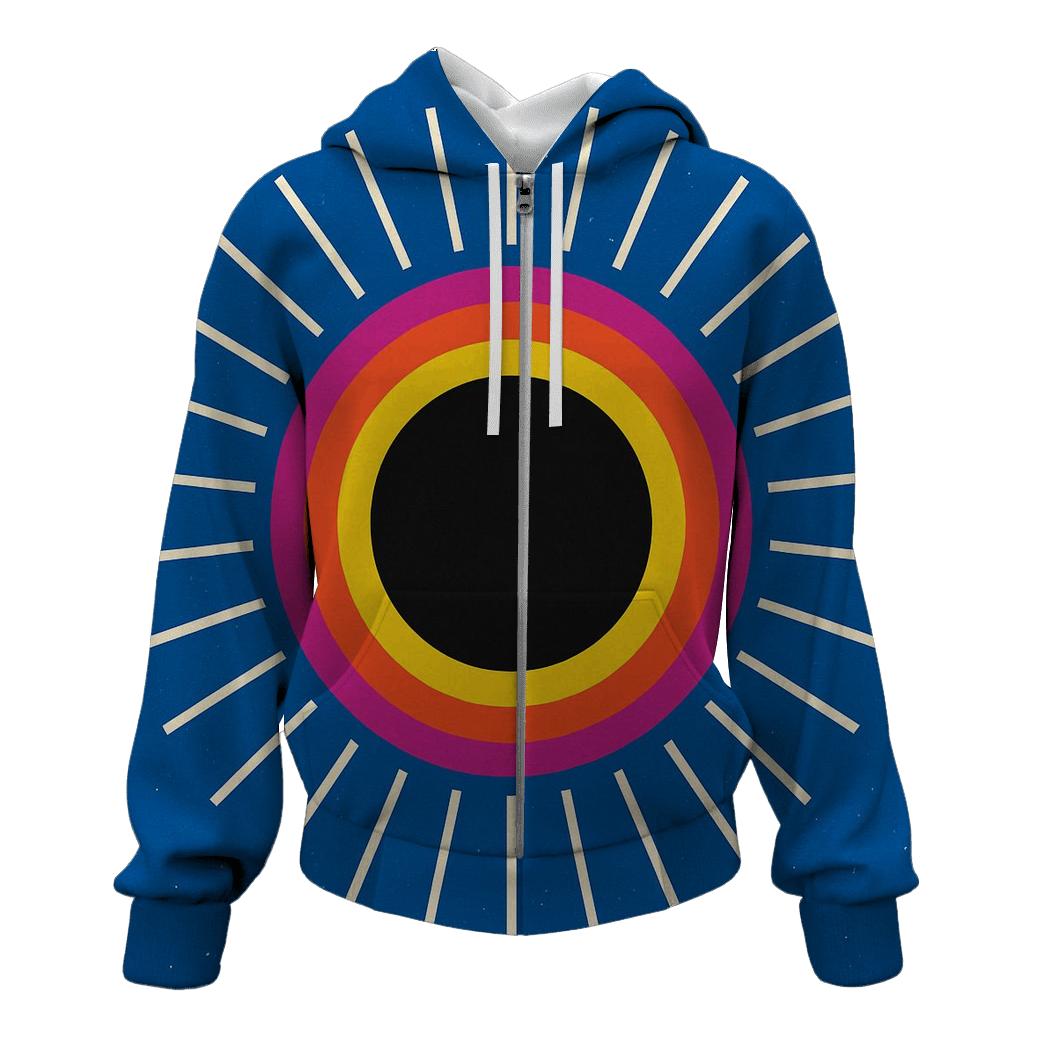 Eclipse Corona Halo Grid hoodie styles