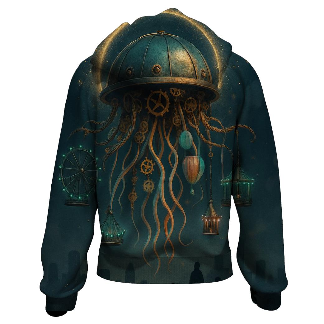 Clockwork Jellyfish Carnival lightweight hoodies