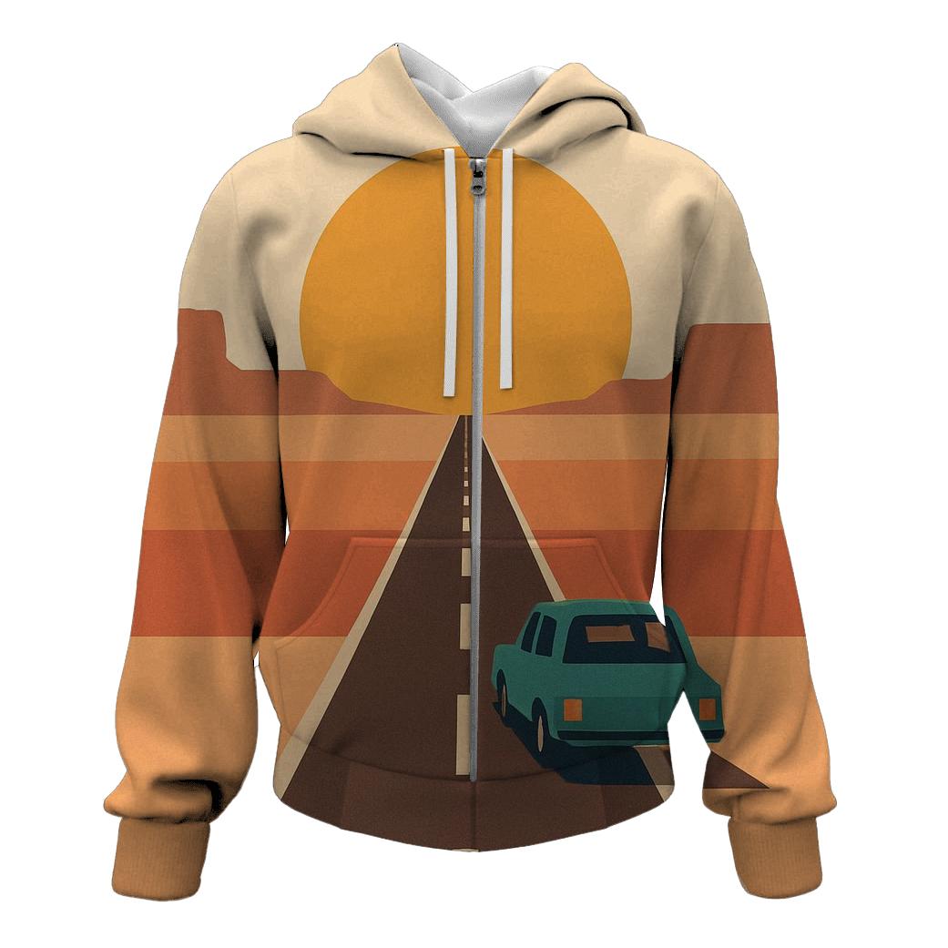 Desert Mirage Highway designer hoodies