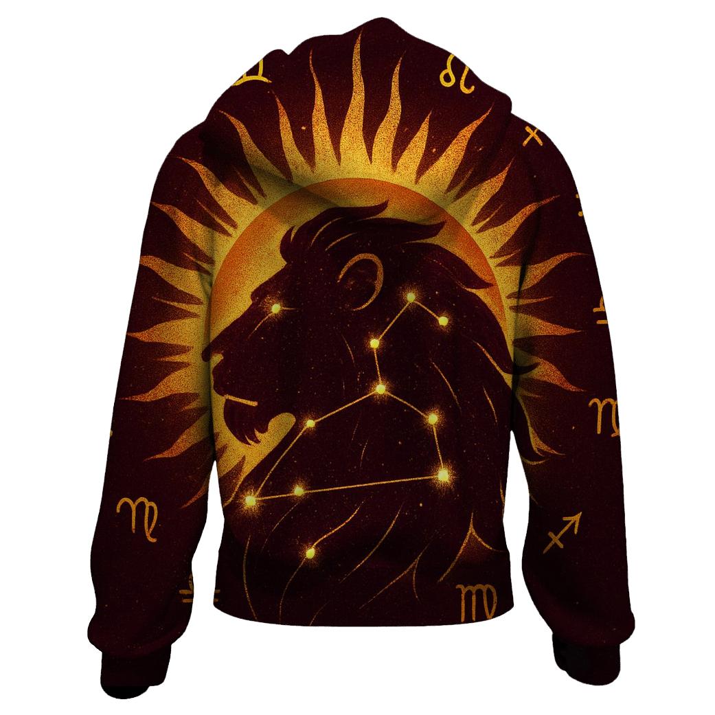 Solar Crown Of Leo Constellations hoodie styles