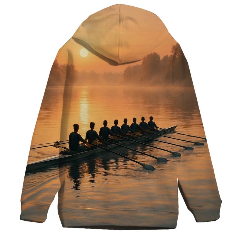 Rowing Team Sunrise Rhythm lightweight hoodies