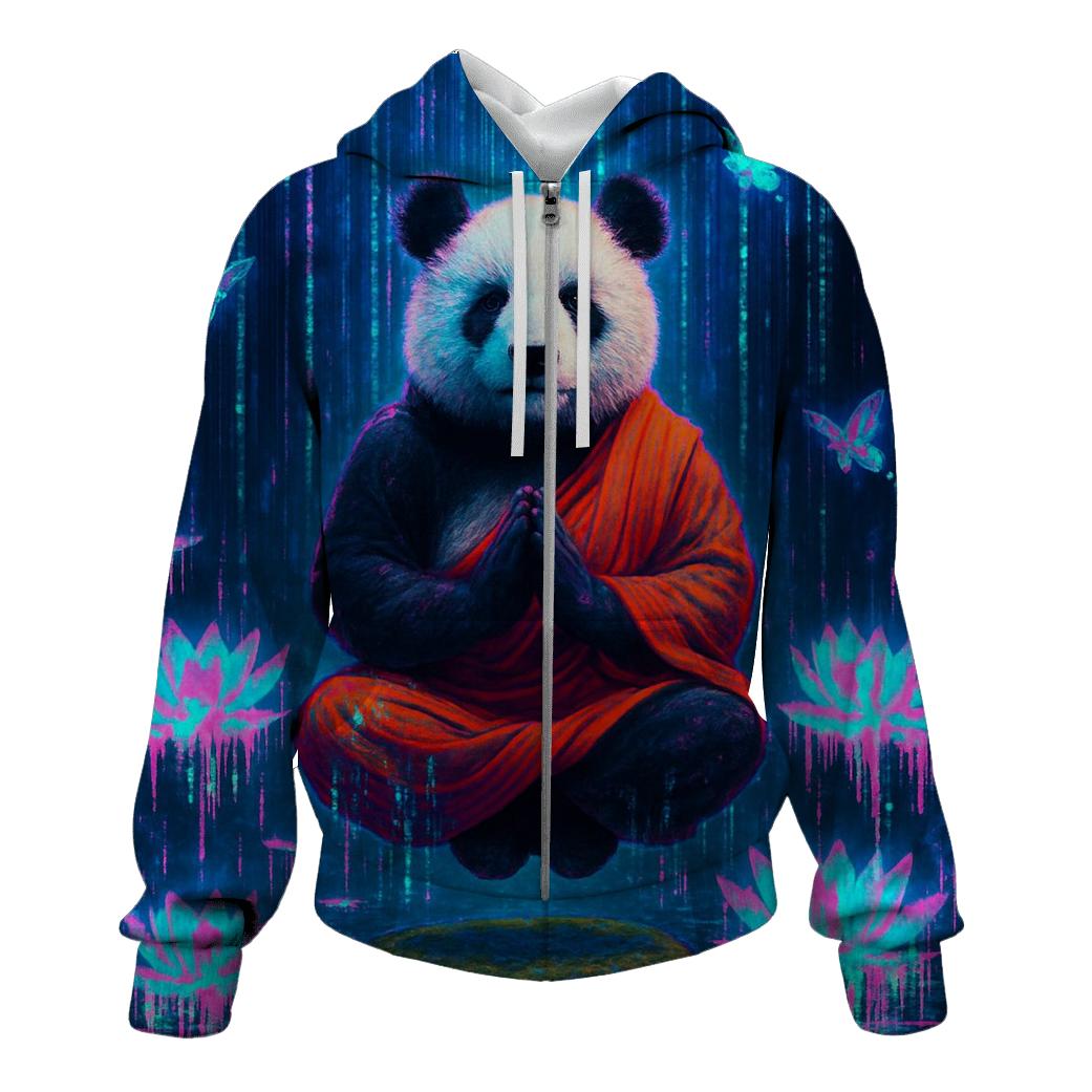 Glitch Garden Guardian pullover hoodies
