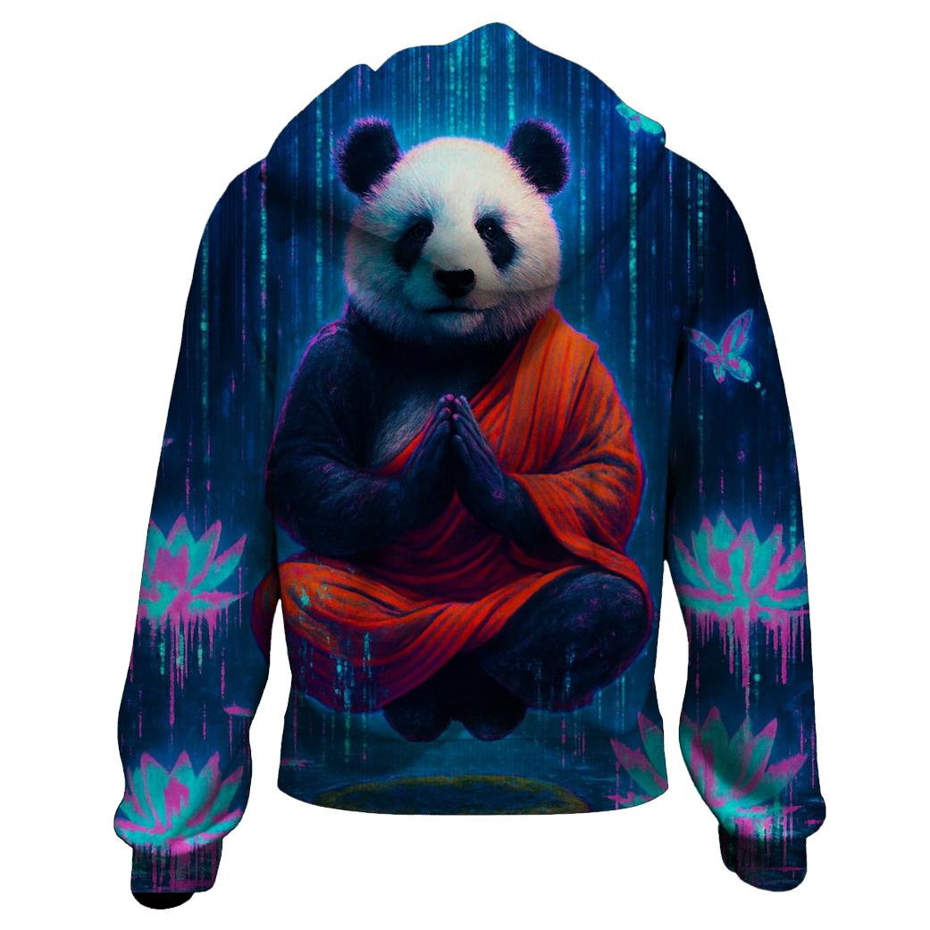 Glitch Garden Guardian pullover hoodies