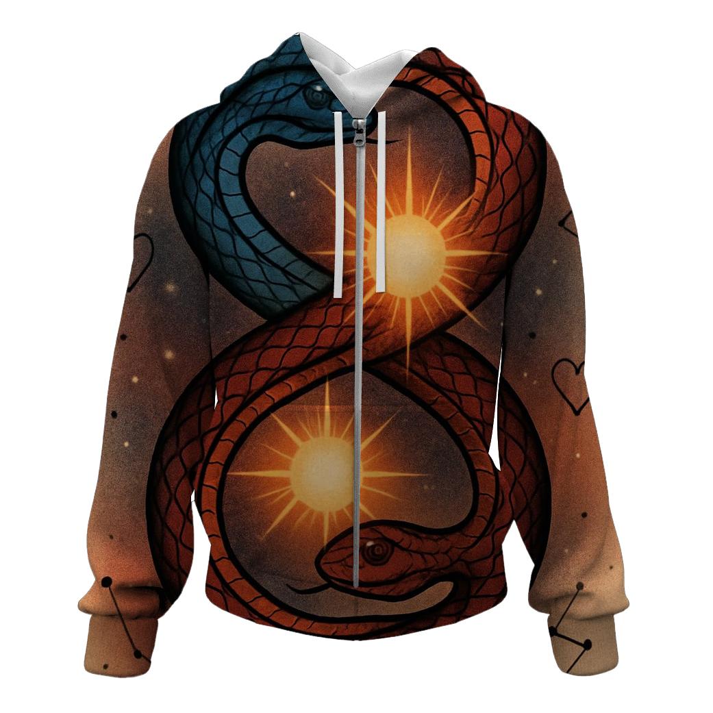 Binary Star Lovers Ouroboros premium hoodies