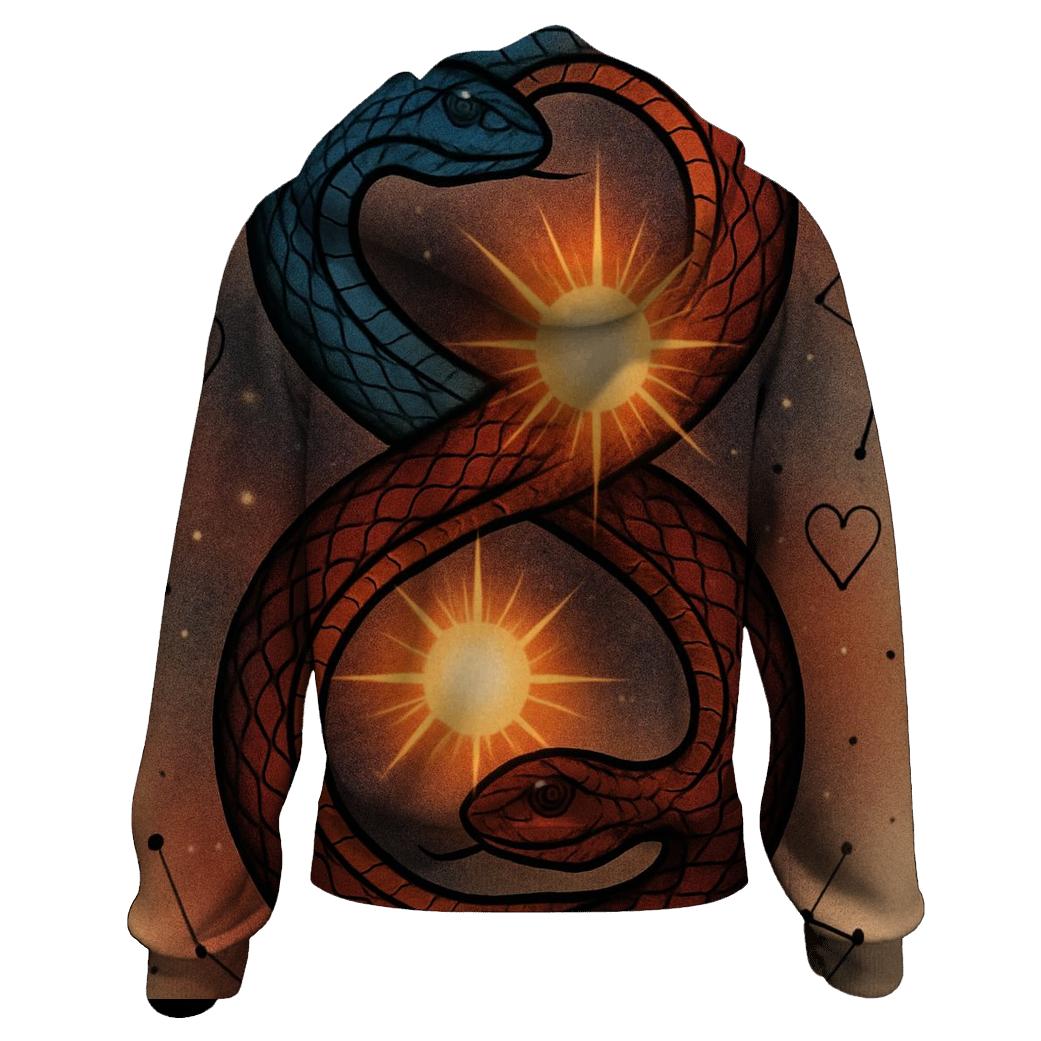 Binary Star Lovers Ouroboros premium hoodies