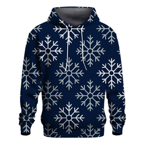 Nordic Snowflake Lattice zip-up hoodies