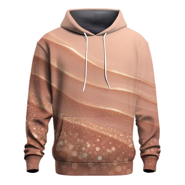 Rosy Glitter Tide pullover hoodies