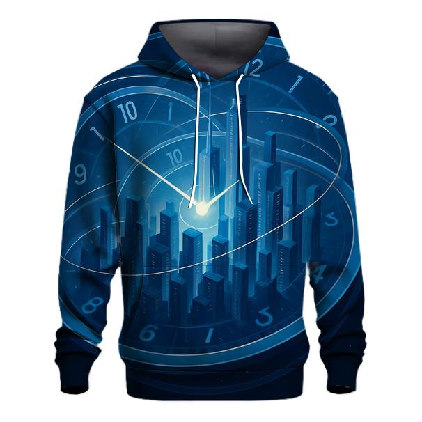 Chrono Orbit City embroidered hoodies