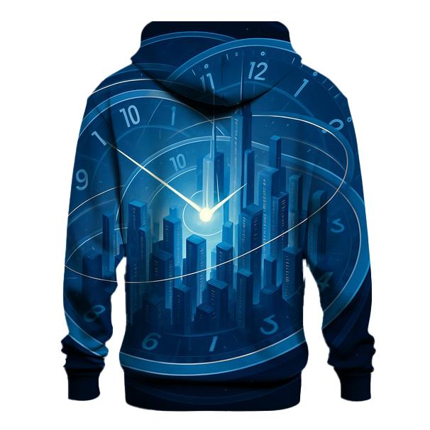 Chrono Orbit City embroidered hoodies