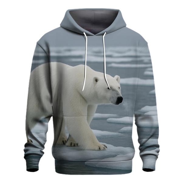 Polar Bear Crossing Drift Ice hoodie trends
