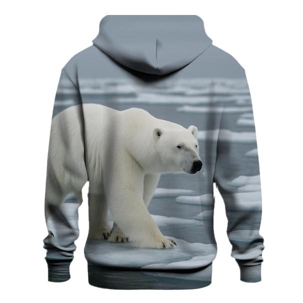 Polar Bear Crossing Drift Ice hoodie trends