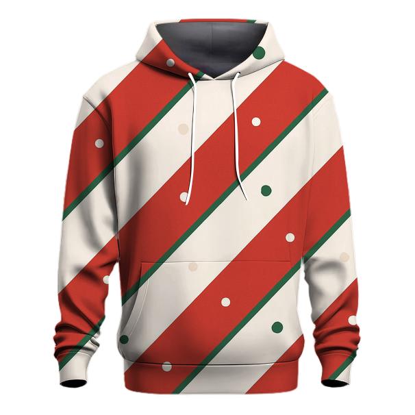 Candy Cane Rhythm Stripes premium hoodies