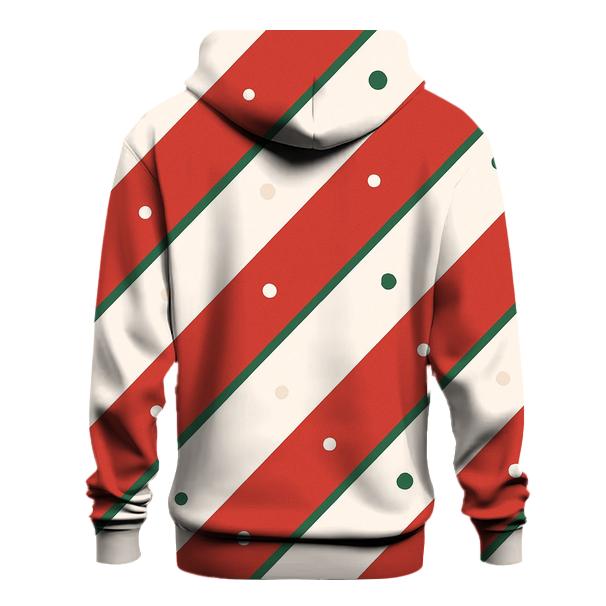 Candy Cane Rhythm Stripes premium hoodies