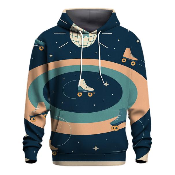 Cosmic Roller Rink designer hoodies
