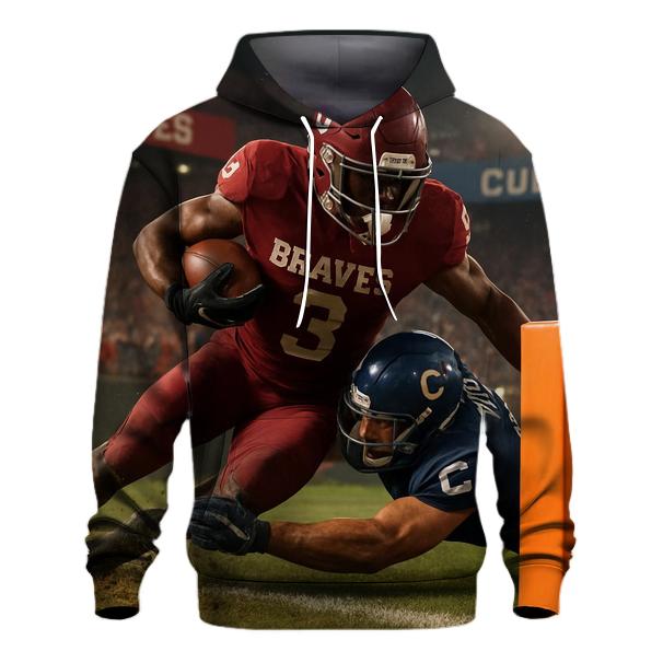 Goal Line Storm In The Red Zone pullover hoodies