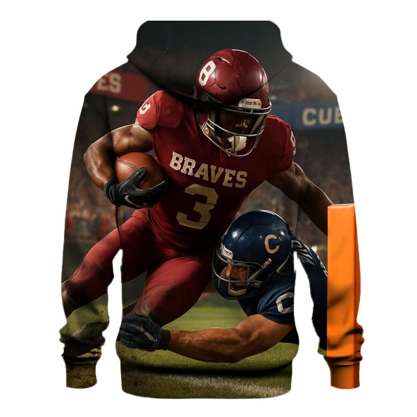 Goal Line Storm In The Red Zone pullover hoodies