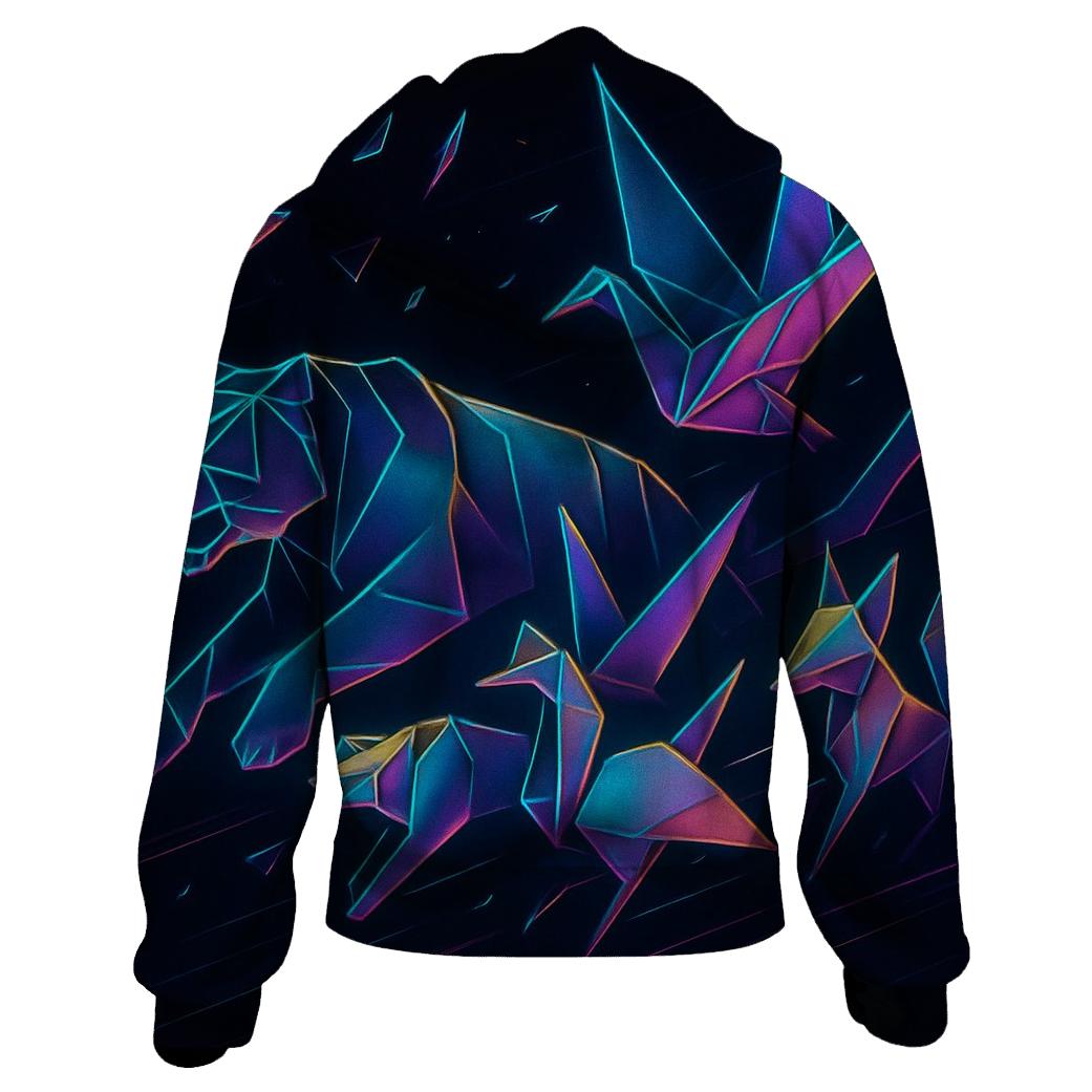 Neon Origami Stampede hoodie designs