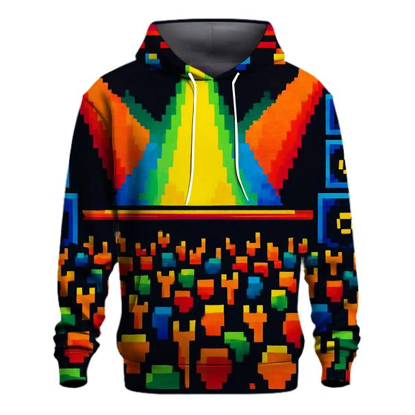 Pixel Crowd Festival lightweight hoodies