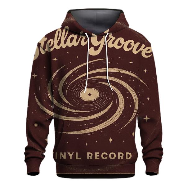 Vintage Cosmic Vinyl Record Cover hoodie styles
