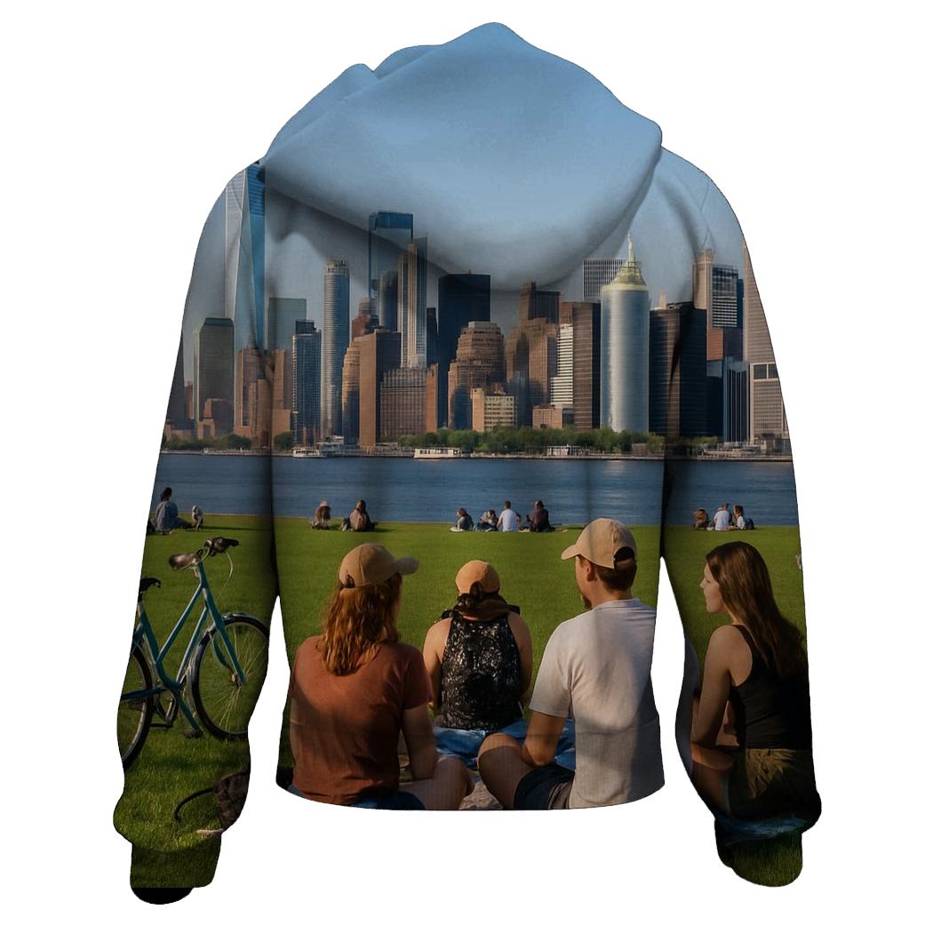 Governors Island Picnic With Financial District Skyline hoodie styles