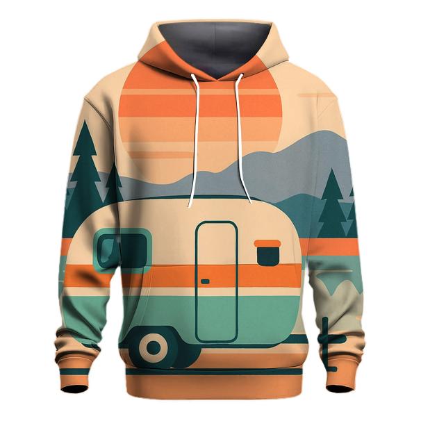 Retro Caravan Holiday designer hoodies