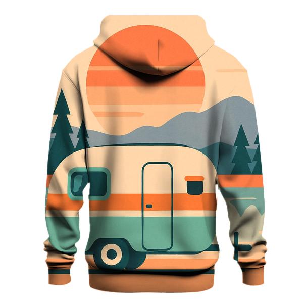 Retro Caravan Holiday designer hoodies