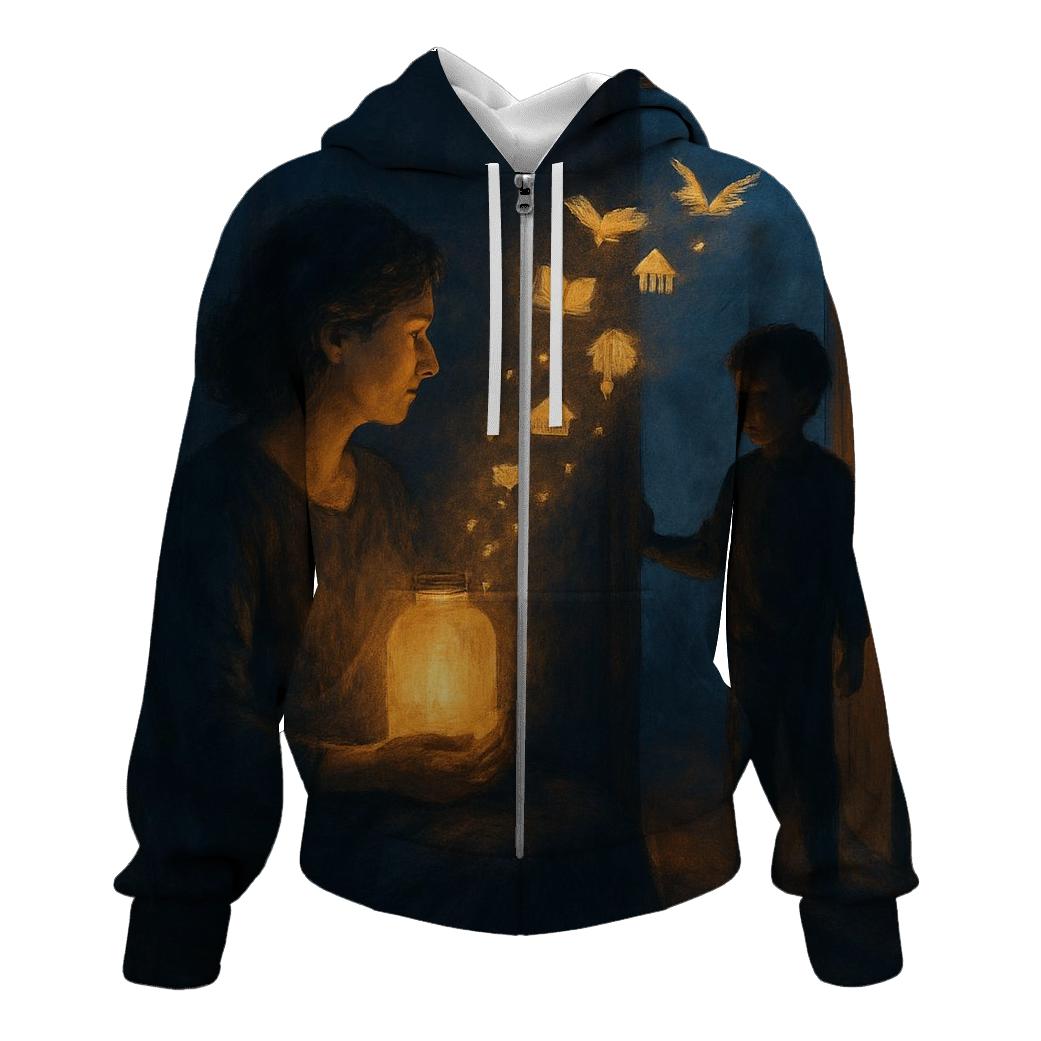 Lantern Of Her Unspoken Hopes custom hoodies