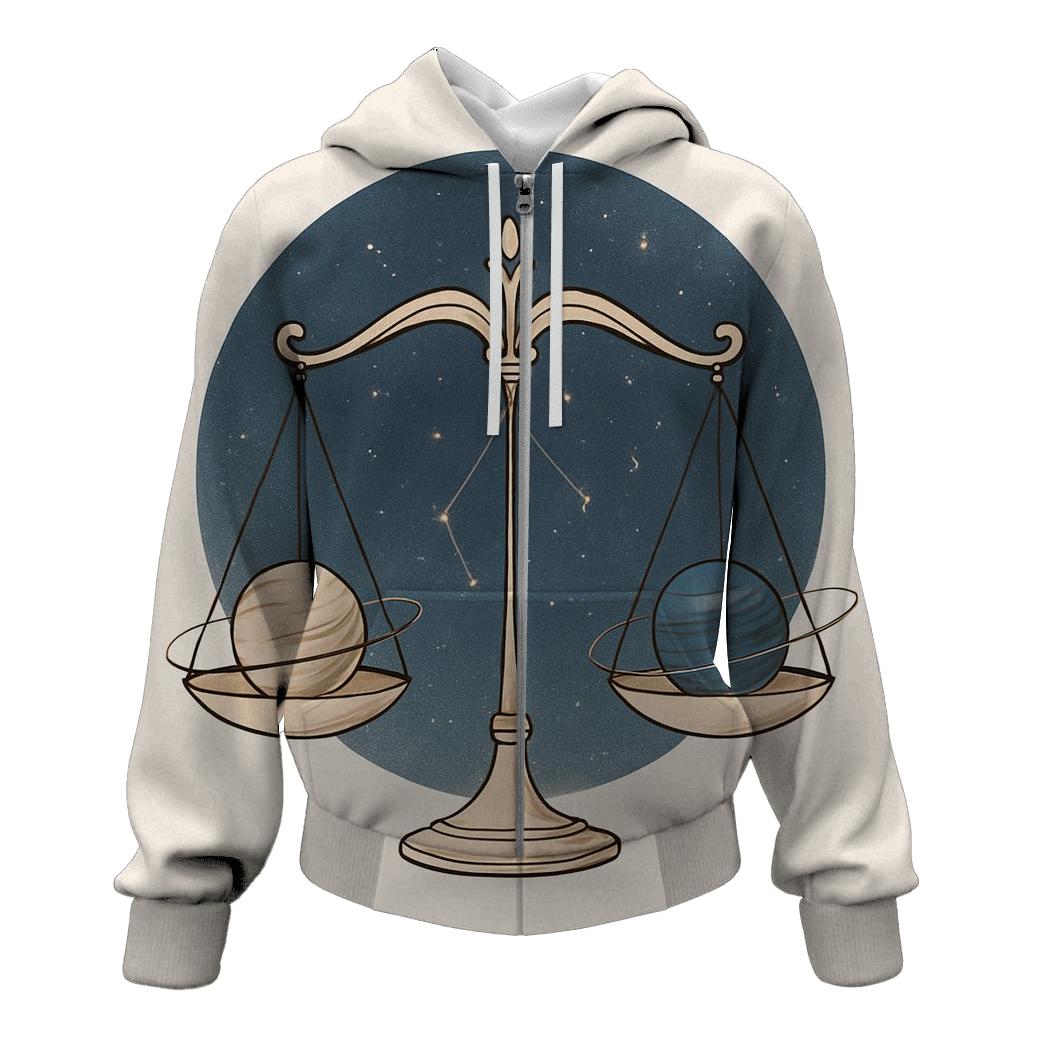 Libra Celestial Balance Diagram hoodie trends