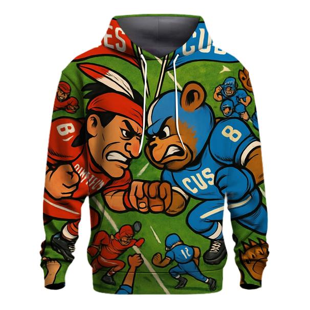 Battle Of The Mascot Generals designer hoodies