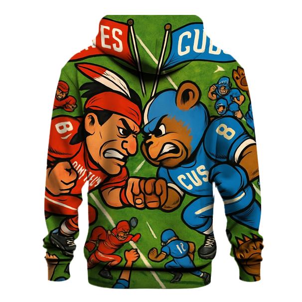 Battle Of The Mascot Generals designer hoodies