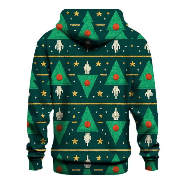Evergreen Rocket Rows Design designer hoodies