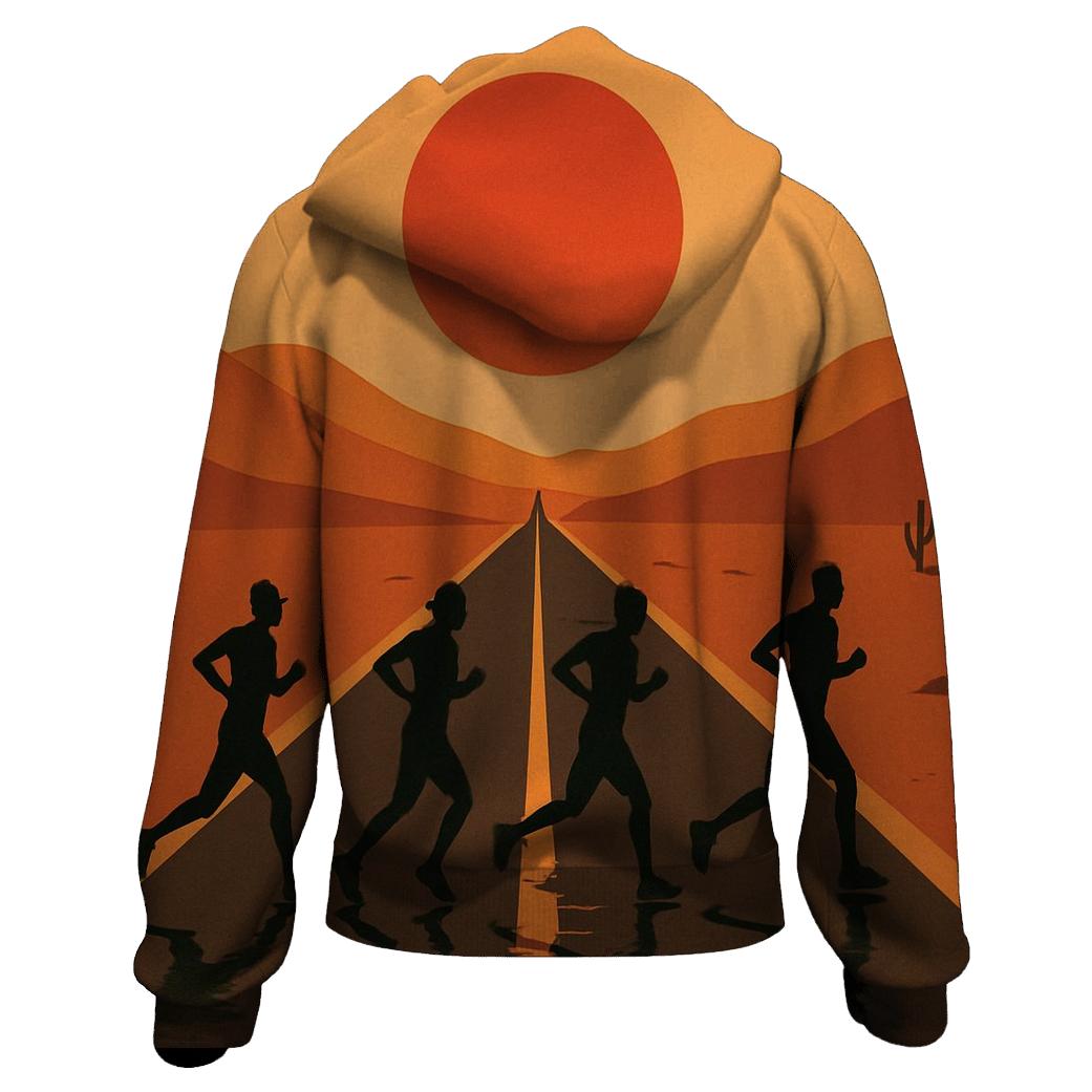 Desert Marathon Heatwave pullover hoodies