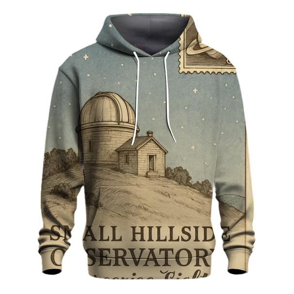 Faded Retro Observatory Postcard hoodie designs