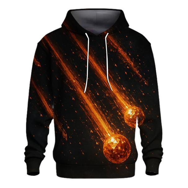 Bronze Meteor Cascade embroidered hoodies