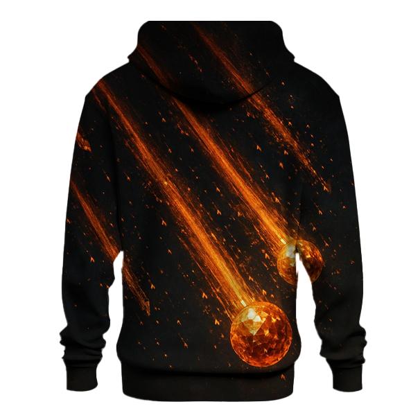 Bronze Meteor Cascade embroidered hoodies